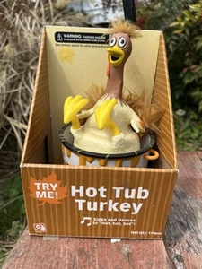 Bañera de hidromasaje Gemmy pavo cantando acción de gracias pavo ¡caliente caliente! LEER - Imagen 1 de 4