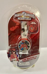Saban’s Power Rangers Megaforce Mega Flip-Top LCD Watch Red Power Ranger 2013 - Picture 1 of 11