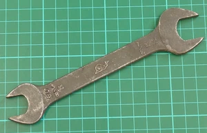 Vintage 1963 Snail Brand 5/16 x 3/8 Whitworth, Open Ended Spanner Ex Wd Arrow - Picture 1 of 8