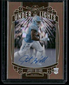 2021 Panini Legacy #UL-JAW Javonte Williams Under the Lights Auto Bronze #/100 - Picture 1 of 2