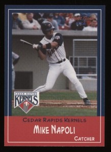 2002 Mike Napoli Cedar Rapids Kernels Minor League Rookie Rc *NICE* Invest NOW