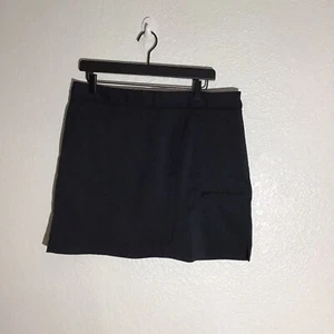 Greg Norman perfekte Passform schwarz Skort seitlicher Reißverschluss Golf Activewear Damengröße 12 - Bild 1 von 6