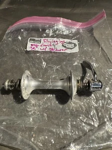 VINTAGE CAMPAGNOLO 36 HOLE 100x9 FRONT HUB & QUICK RELEASE SKEWER - Picture 1 of 4