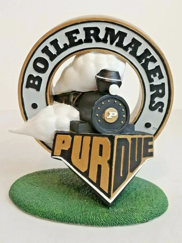 Purdue Uni Boilermakers Train Logo 3D Statue 2000 Memory Collegiate Collectables Cover