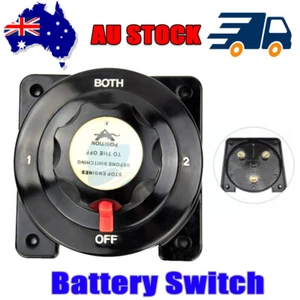 Heavy Duty Marine Dual Battery Switch Isolator Selector Both 1 2 Off for Boat RV - Picture 1 of 9