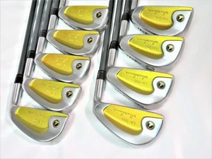 Gold Low Weight LB-300 HONMA 9pc R-FLEX IRONS SET Golf beres  - Picture 1 of 6