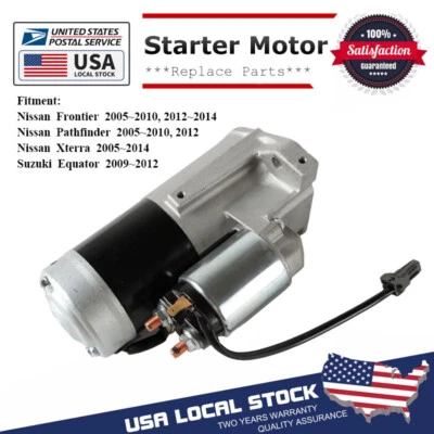 New Starter For Nissan Frontier 2005-2019 Pathfinder 2005-2012 Xterra 2005-2014 — 第 1/4 张图片