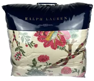RALPH LAUREN KING Teagan Floral Comforter Multicolor 100% Cotton - Picture 1 of 18