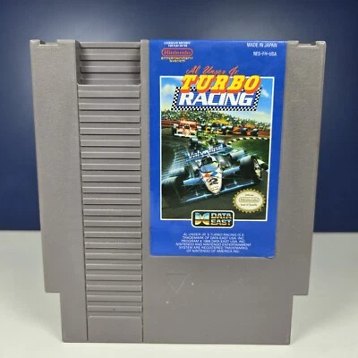 Data East Al Unser Jr. Turbo Racing - Nintendo NES Game Tested / Works Great - Image 1 of 4