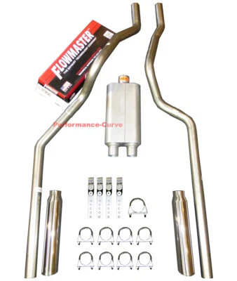Camión de escape doble Flowmaster 50 Delta para Chevrolet Silverado GMC Sierra 99-08 Foto 1 de 3