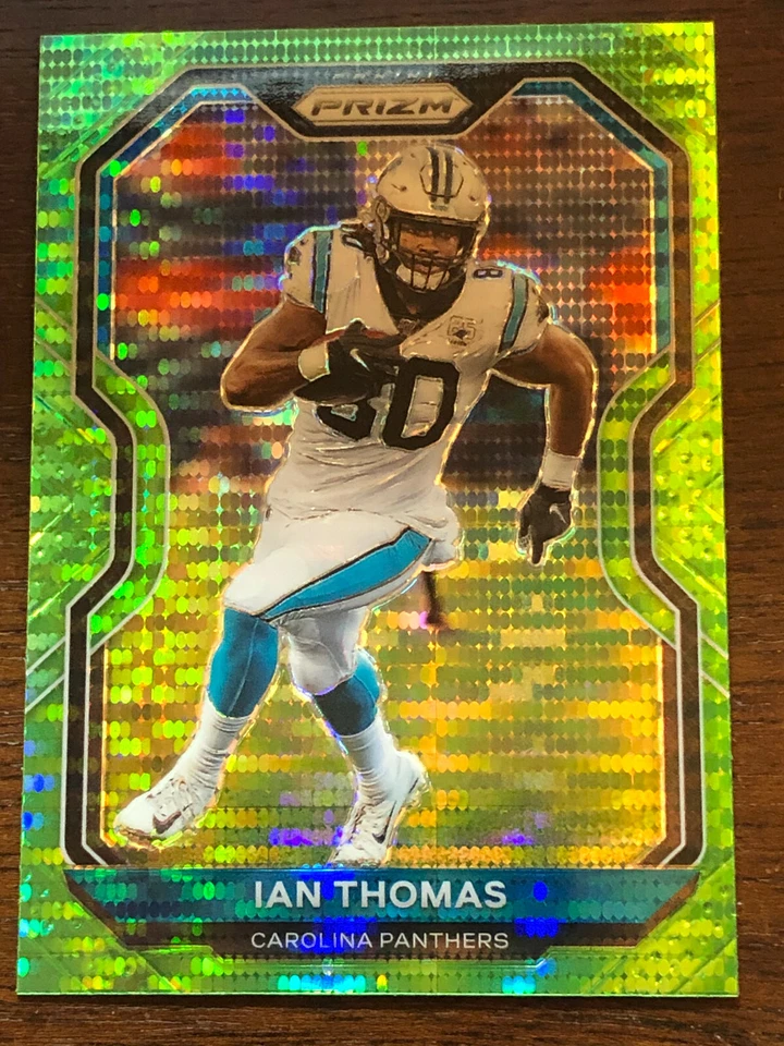 2020 Panini Prizm Ian Thomas Green Pulsar #238 Carolina Panthers - Image 1 of 1
