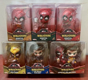 Marvel Hot Toys 13 Styles Deadpool & Wolverine Cosbaby Bobblehead Model - Imagen 1 de 32