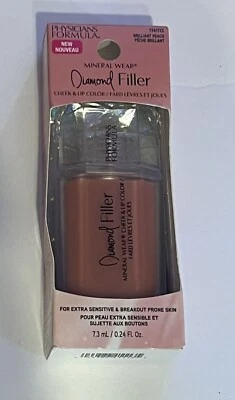 Physicians Formula Mineral Wear Diamond Filler Cheek Lip Color Brillant Peach - Image 1 of 2