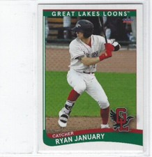 2021 Great Lakes Loons (Class A-Los Angeles Dodgers) Ryan January