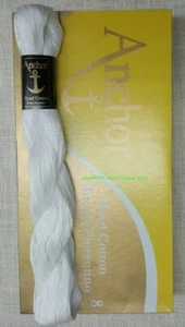 Ritorto fiorentino n° 8 colore bianco - coats - anchor - MEZ