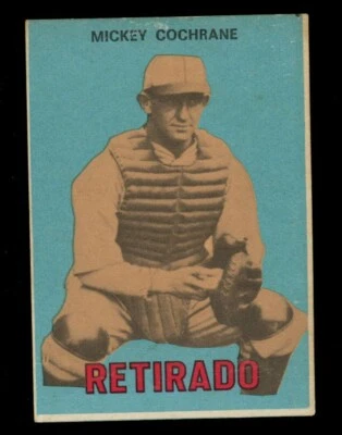 1967 Venezuela Topps #153 Mickey Cochrane Retirado VENEZUELAN - Image 1 of 2
