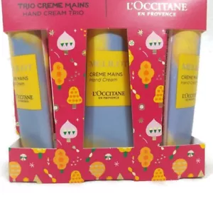 L'Occitane Limited Edition Mélilot Handcreme Trio Set 30 ml x 3 Neu - Bild 1 von 4
