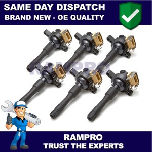 Rampro 6X FOR BMW 3 SERIES E46 320CI 2.2 PETROL 2000-02 IGNITION COIL PACKS PENC
