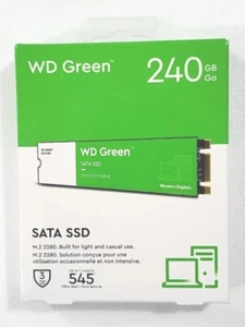 Western Digital Green WDS240G3G0B 240 GB Internal Solid State Drive 2.5" New - Picture 1 of 5