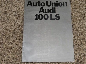 Audi 100LS 1969-1971 concesionario venta-show folleto - Imagen 1 de 5