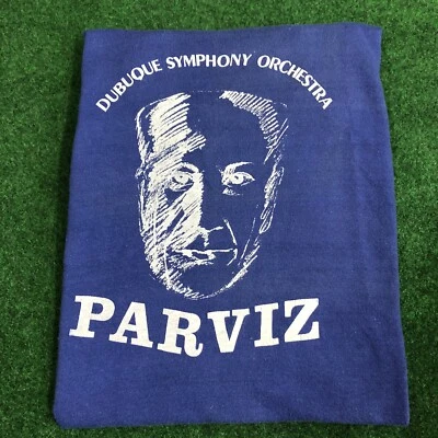 RARA Camiseta De Colección Orquesta Sinfónica Dubuque PARVIZ Puntada Única Foto 1 de 4