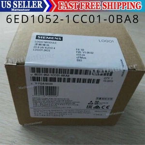 New Siemens 6ED1052-1CC01-0BA8 6ED1 052-1CC01-0BA8 LOGO 24CE logic module - Picture 1 of 5