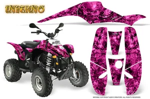 KIT DE GRÁFICOS POLARIS TRAILBLAZER SCRAMBLER CREATORX CALCOMANÍAS INFERNO ROSA - Imagen 1 de 1