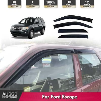 AUSGO Weather Shields for Ford Escape 2001-2012 Weathershields Window Visors - image 1 of 4