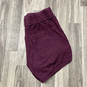MAURICES Elastic Waist Mid Rise Purple Stretch Casual Shorts Girl's Size XS - Picture 1 of 8