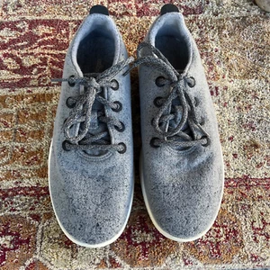 Allbirds Size 11 US Women's Charcoal Gray Wool Runners Walk Run Merino Wool - Picture 1 of 7