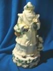 VICTORIAN SANTA CHRISTMAS MUSICAL Figurine I'm Dreaming of a White Christmas