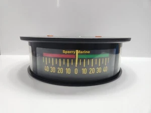 SPERRY MARINE RCI-400 PANORAMIC RUDDER INDICATOR -45°-0-45° - Picture 1 of 12