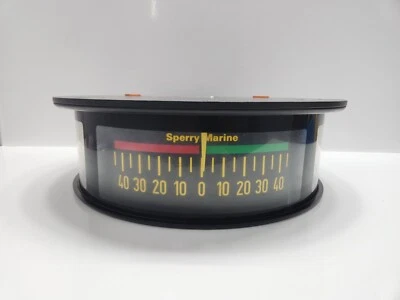 SPERRY MARINE RCI-400 PANORAMIC RUDDER INDICATOR -45°-0-45° - Image 1 of 4