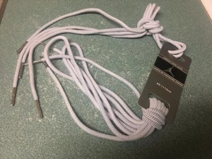 Michael Jordan Vintage 1990's Air Jordan Shoe Laces 45” - Light Grey -Brand New - Picture 1 of 4