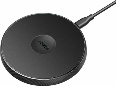 NEW Anker PowerPort 5W Qi Certified Wireless Charging Pad for iPhone/Android Blk - Image 1 of 4