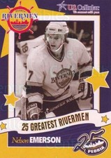 2006-07 Peoria Rivermen 25 Greatest #6 Nelson Emerson