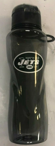 NFL New York Jets Tritan Flip Top Water Bottle NEW  FREE SHIPPING Cover