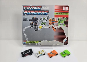 Vintage 1989 Hasbro Transformers Micromaster "Hot Rod Patrol" Figure & Card Back - Picture 1 of 5