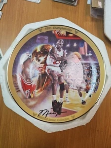 Michael Jordan 1991 Championship NBA Bradford Exchange 90s Air Chicago Bulls - Picture 1 of 3