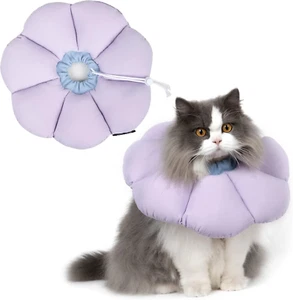 Cat Cone Collar,Cute Waterproof Cat Recovery Collar,Anti-Bite Lick Wound Healing - Picture 1 of 12