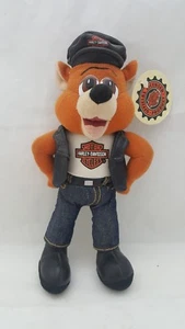  Harley Davidson HD Stuffed Animal Plush 1998 Motorcycle Bear Hog With Tags - Picture 1 of 7