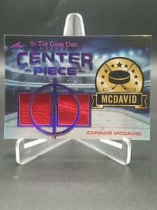 2020 In the Game Used Hockey Connor McDavid  /15 Center Piece!