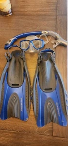 U.S. Divers 256985 Cozumel Seabreeze Adult Snorkeling Combo Set - Blue - Picture 1 of 1