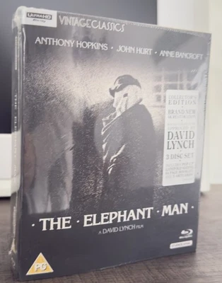 Elephant Man (1980) 4K + Blu-ray STUDIOCANAL Collector's Edition OOP NEW SEALED - Image 1 of 2