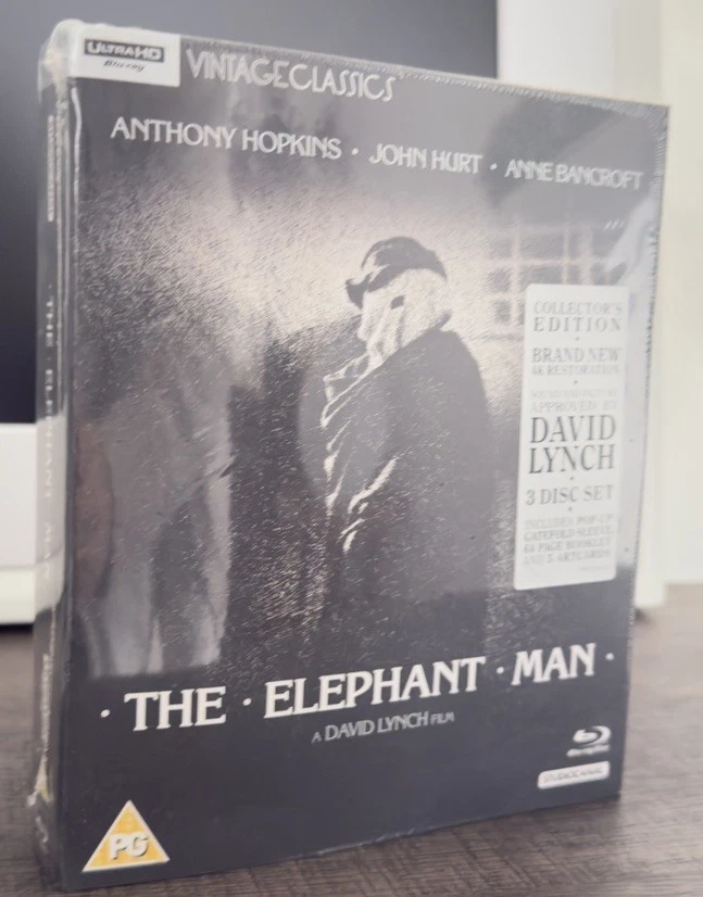Elephant Man (1980) 4K + Blu-ray STUDIOCANAL Collector's Edition OOP NEW SEALED - Image 1 of 2