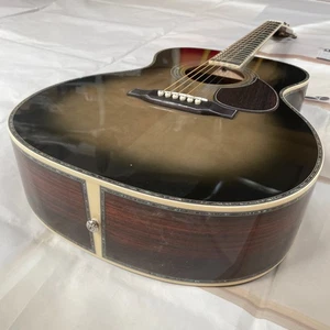 Silverburst Color Acoustic Guitar 6 String Custom Link Fast Ship From China - Picture 1 of 6