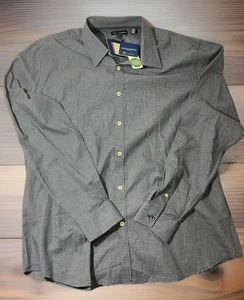 Jack Maverick Button Up Shirt Men's XL Plaid Blue Dress Long Sleeve Cotton NWT - Picture 1 of 12