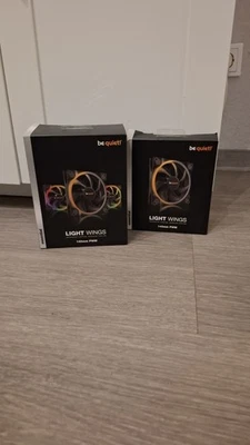 Be Quiet Light Wings 120mm PWM Lüfter, Schwarz, Gehäuselüfter - Bild 1 von 4