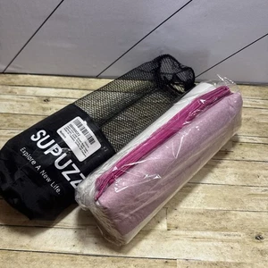 New extra large striped beach towel lightweight quick drying sand free SUPUZZ - Picture 1 of 7