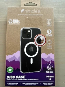 Nimble Disc Hülle für Apple iPhone 14 - Klar mit Magsafe Kompatibilität - Bild 1 von 6